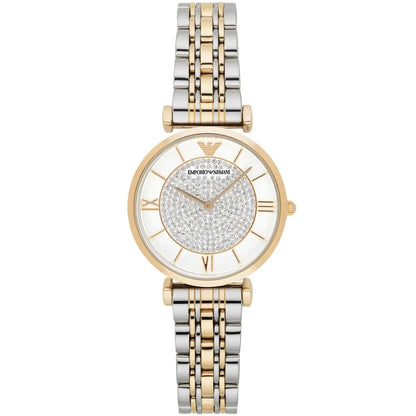 Emporio Armani AR8031 Gianni T-Bar Women's Two-Tone Watch - SJR London Timepiece