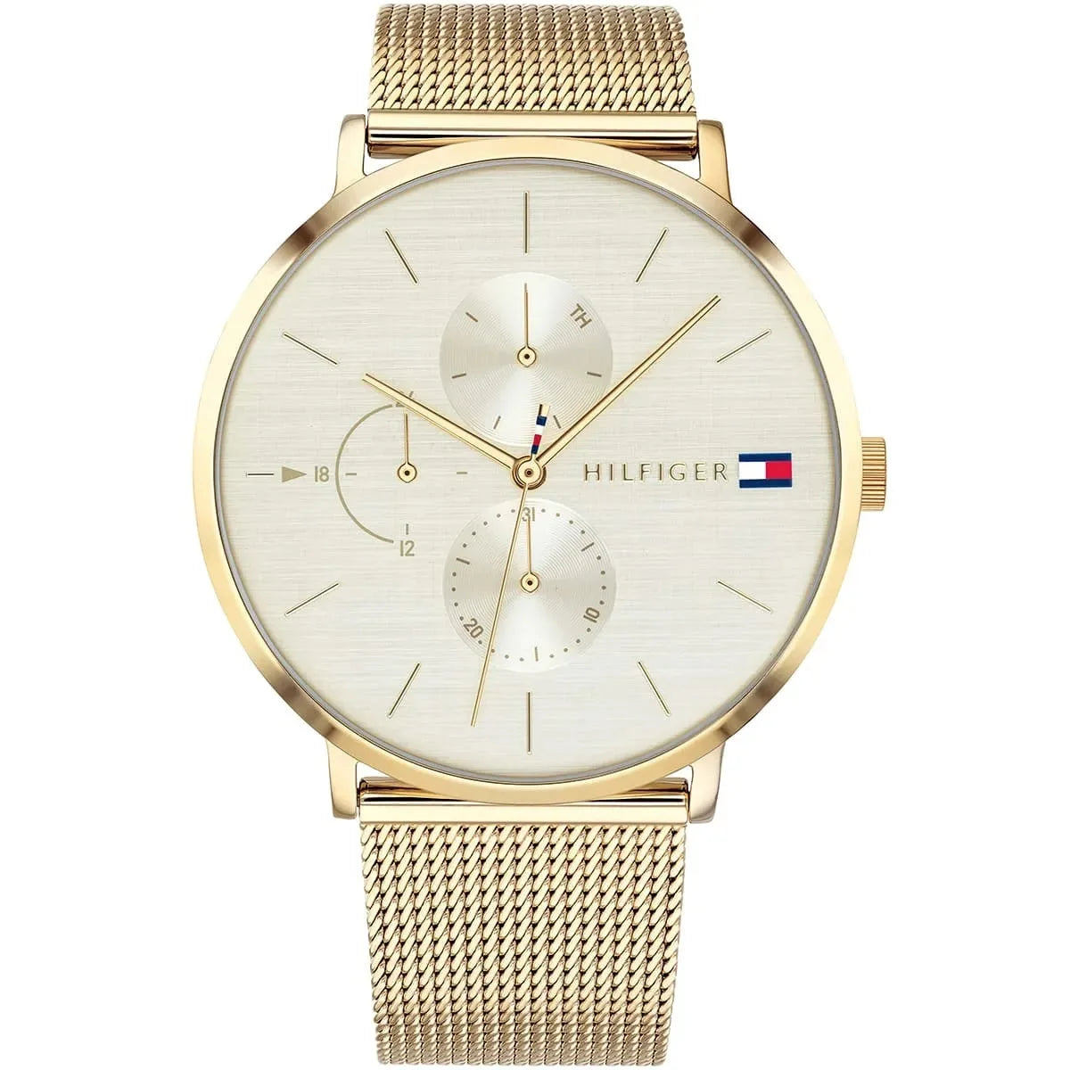 Tommy Hilfiger 1781943 Jenna Women's Gold Mesh Watch - SJR London Timepiece