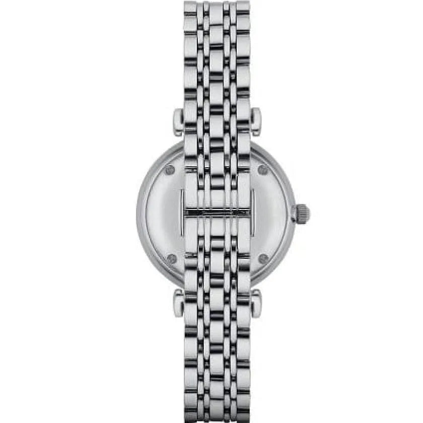 Emporio Armani AR1908 Gianni T-Bar Women's Silver Watch - SJR London Timepiece