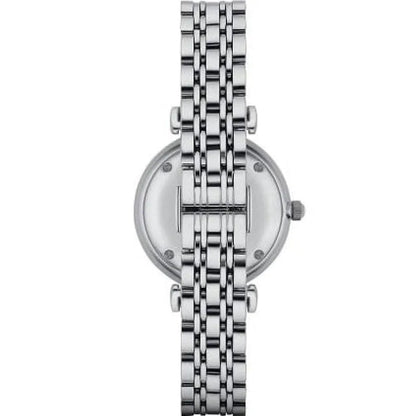 Emporio Armani AR1908 Gianni T-Bar Women's Silver Watch - SJR London Timepiece