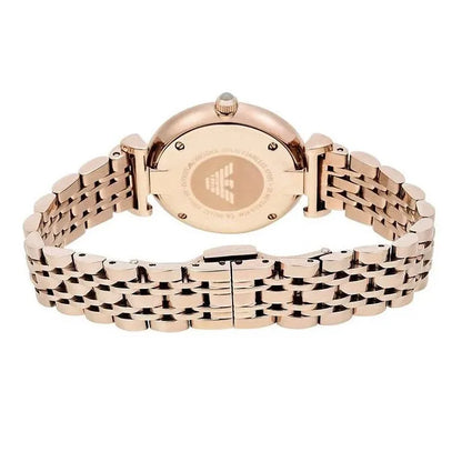 Emporio Armani AR11059 Gianni T-Bar Rose Gold Watch - SJR London Timepiece