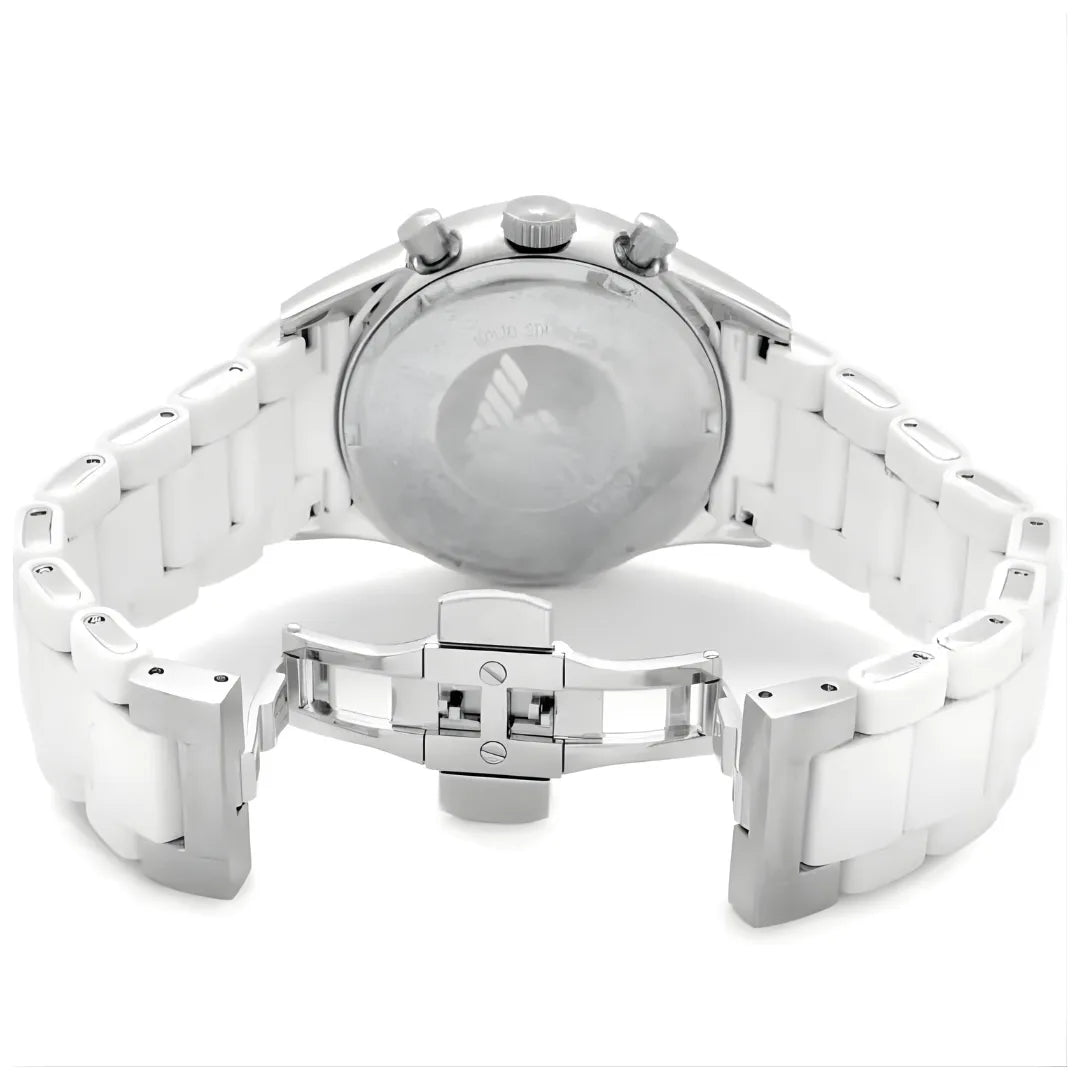 Emporio Armani AR5859 Sportivo Men's White Silicone Watch - SJR London Timepiece