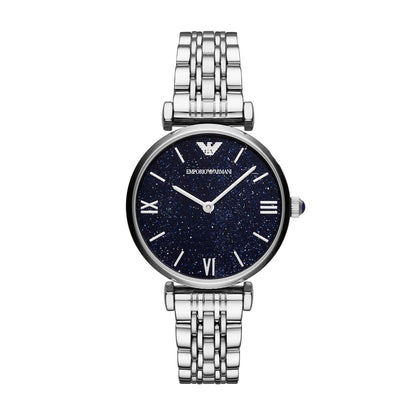 Emporio Armani AR11091 Gianni T-Bar Silver Watch - SJR London Timepiece