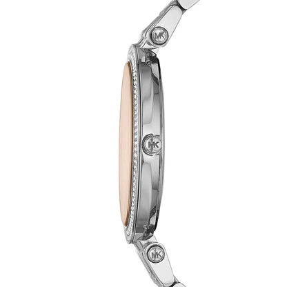 Michael Kors MK3218 Darci Women's Silver & Pink Watch - SJR London Timepiece