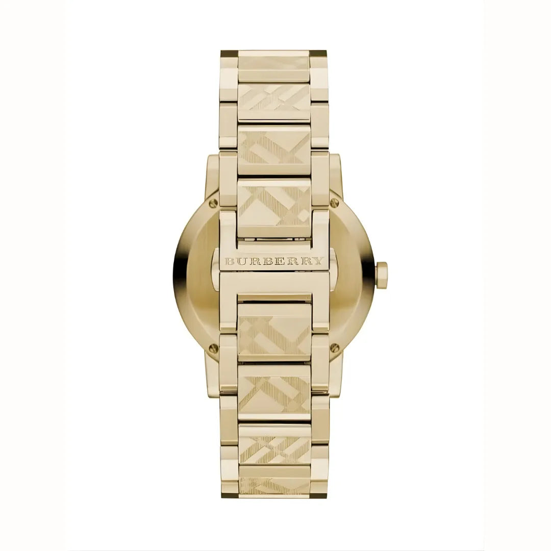 Burberry BU9038 The City Unisex Gold & Champagne Watch - SJR London Timepiece