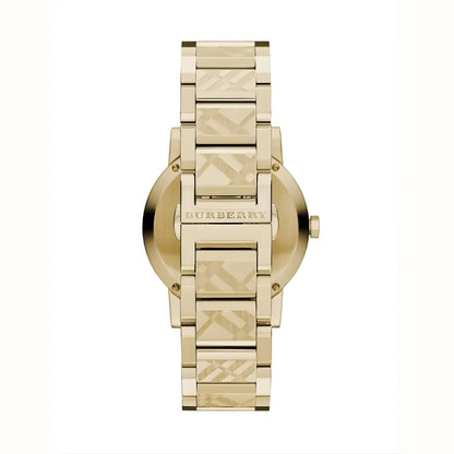 Burberry BU9038 The City Unisex Gold & Champagne Watch - SJR London Timepiece