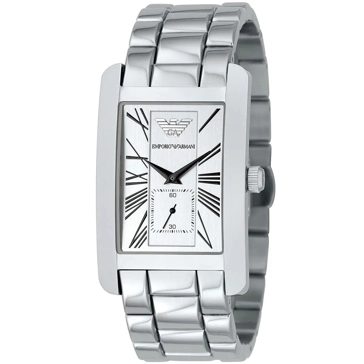 Emporio Armani AR0145 Classic Men's Rectangular Watch - SJR London Timepiece