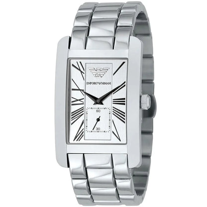 Emporio Armani AR0145 Classic Men's Rectangular Watch - SJR London Timepiece