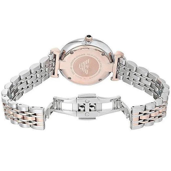 Emporio Armani AR11092 Gianni T-Bar Women's Two-Tone Watch - SJR London Timepiece