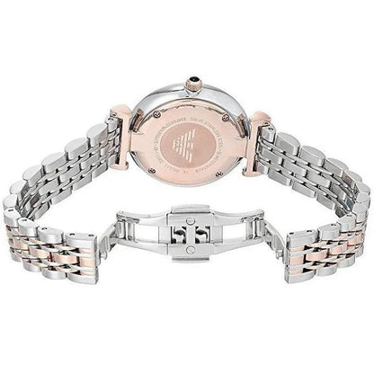 Emporio Armani AR11092 Gianni T-Bar Women's Two-Tone Watch - SJR London Timepiece