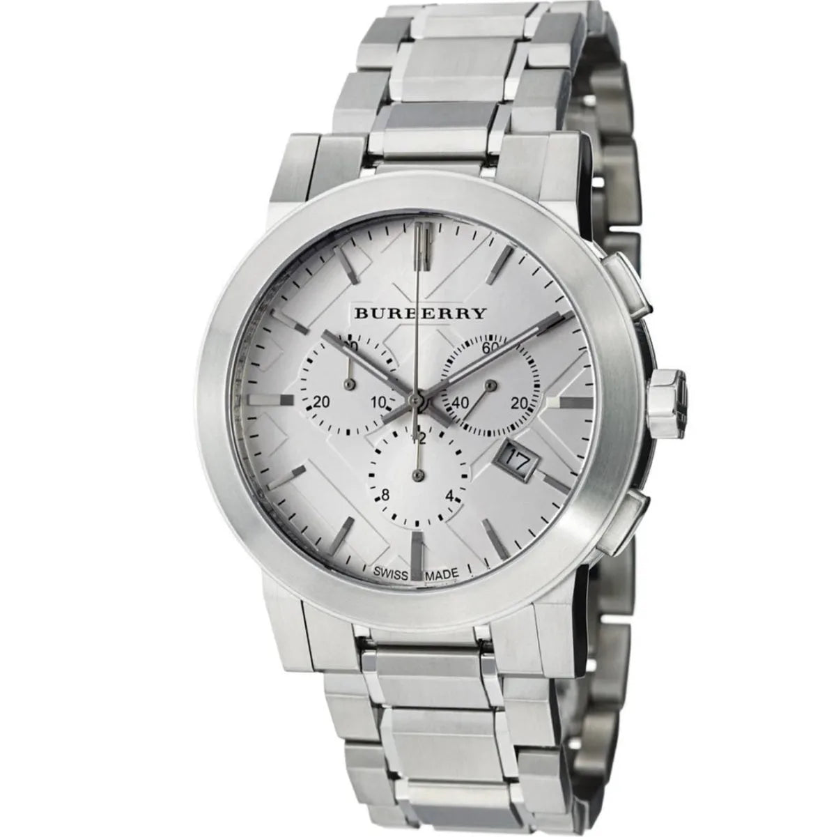 Burberry BU9350 The City Men's Silver Chronograph Watch - SJR London Timepiece