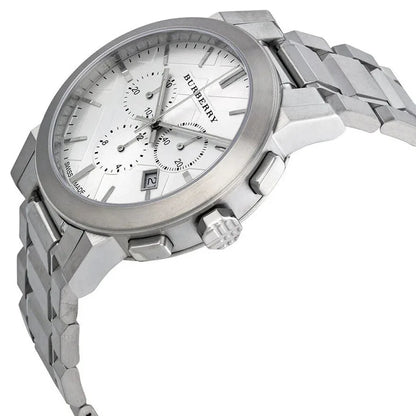 Burberry BU9350 The City Men's Silver Chronograph Watch - SJR London Timepiece