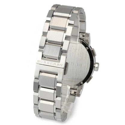 Burberry BU9351 The City Men's Silver & Black Chronograph Watch - SJR London Timepiece