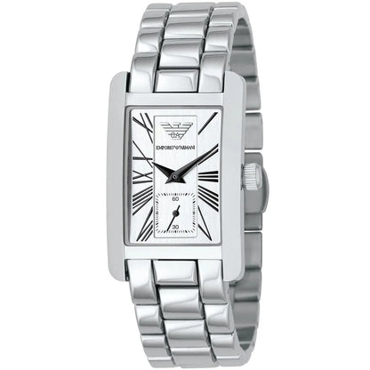 Emporio Armani AR0146 Classic Women's Silver Watch - SJR London Timepiece