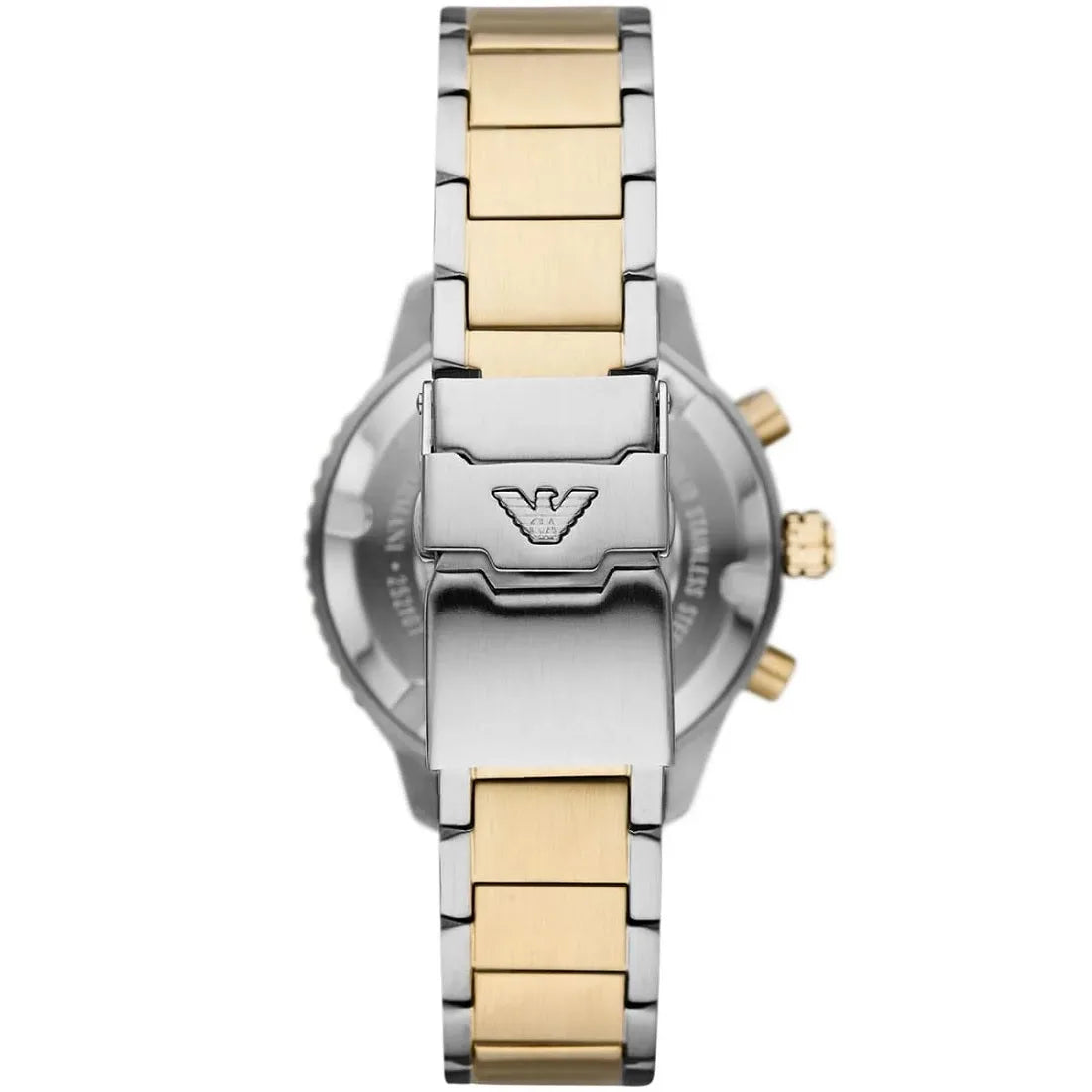 Emporio Armani AR11362 Diver Men's Two-Tone Gold Watch - SJR London Timepiece