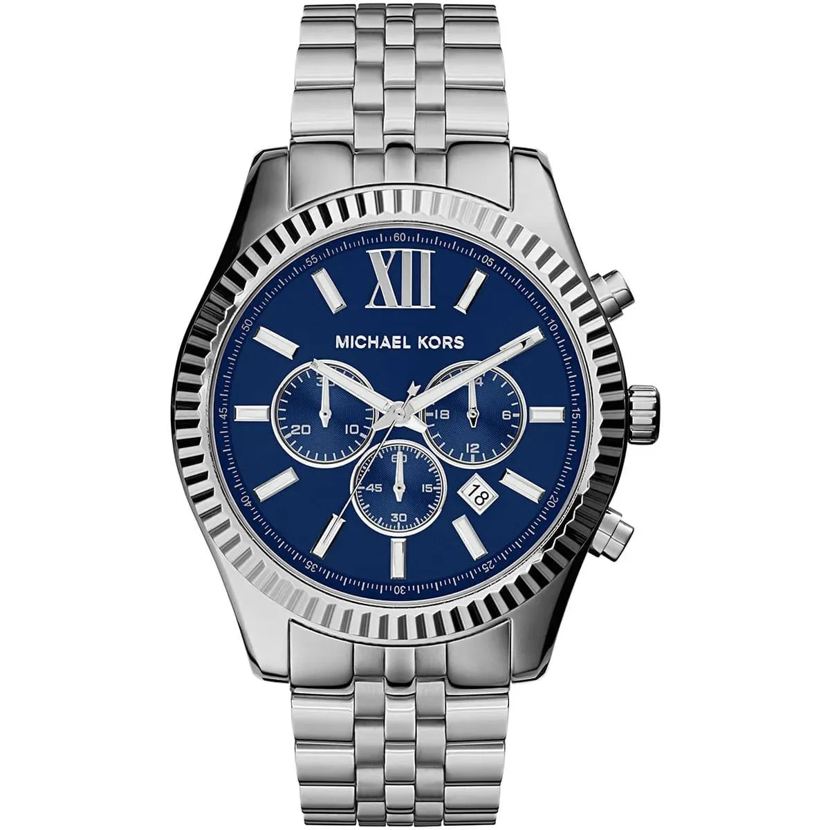 Michael Kors MK8280 Lexington Men's Silver Watch - SJR London Timepiece