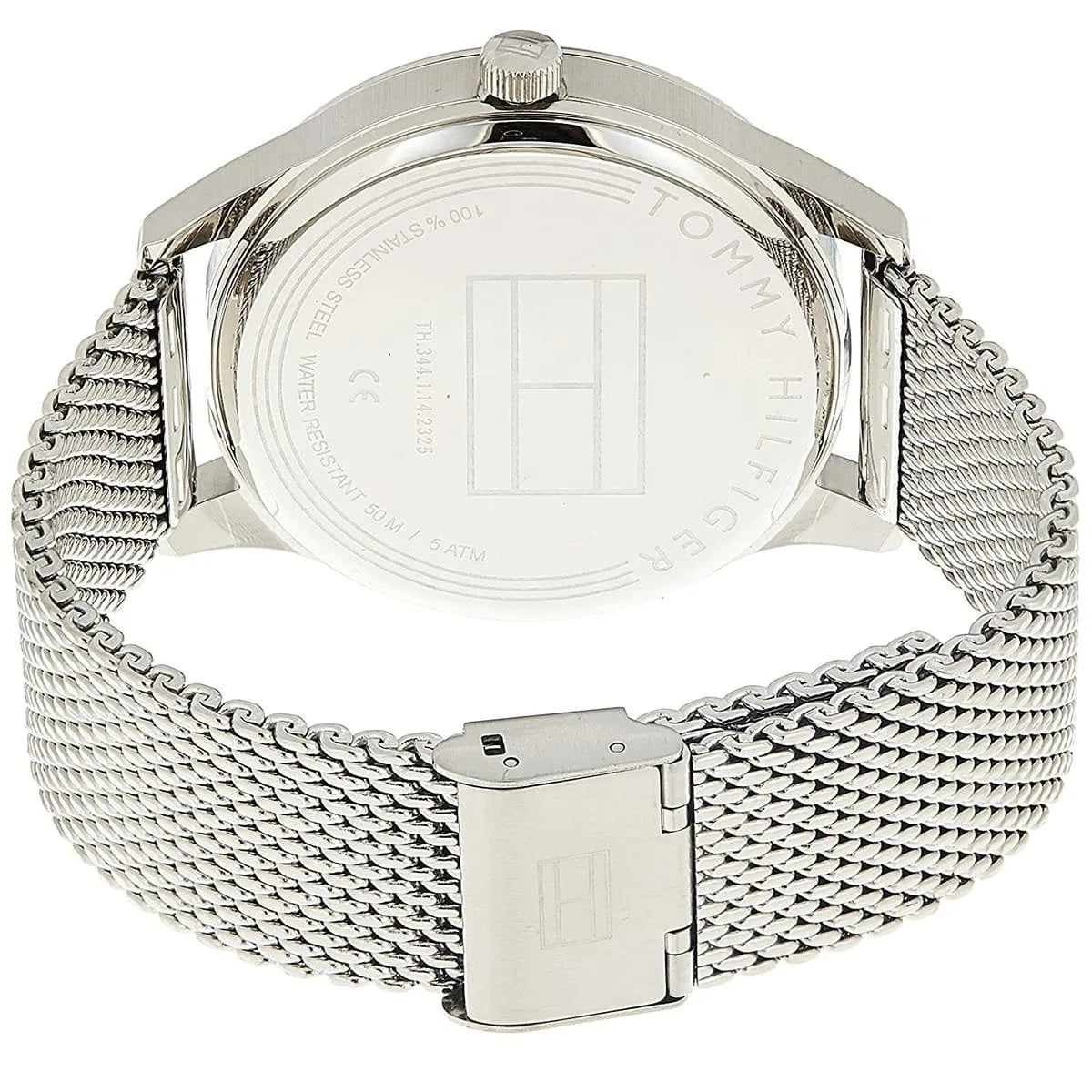 Tommy Hilfiger 1791415 Damon Men's Silver Mesh Watch - SJR London Timepiece
