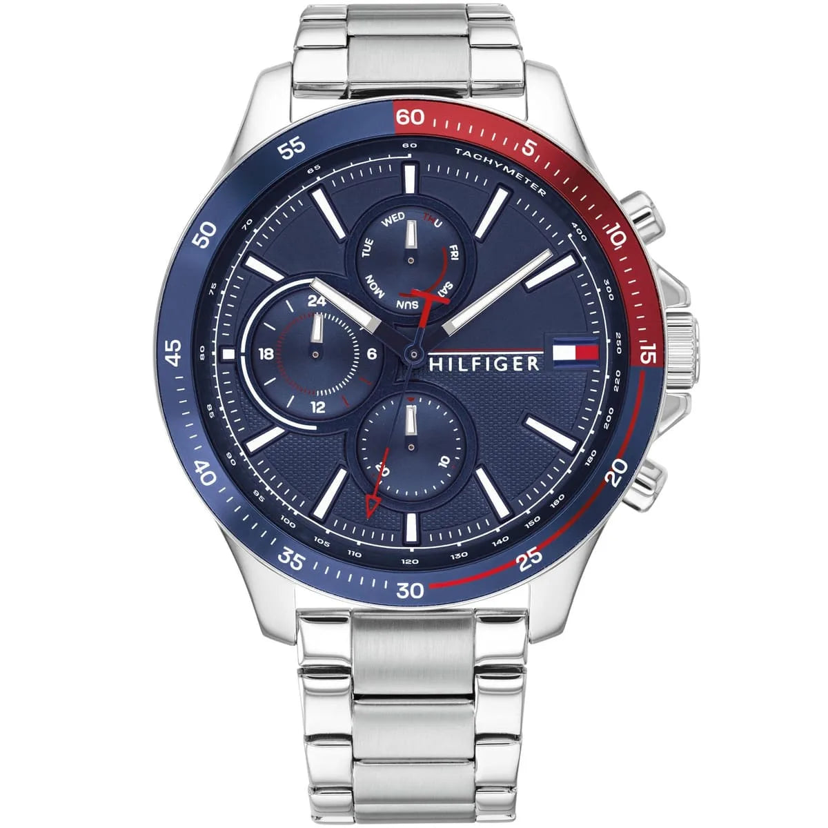 Tommy Hilfiger 1791718 Bank Men's Silver Watch - SJR London Timepiece