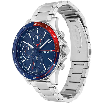 Tommy Hilfiger 1791718 Bank Men's Silver Watch - SJR London Timepiece