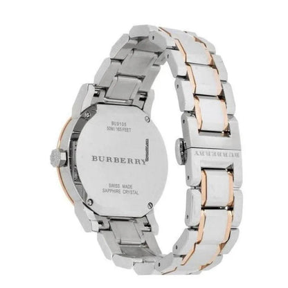 Burberry BU9105 The City Women's Silver & Rose Gold Watch - SJR London Timepiece