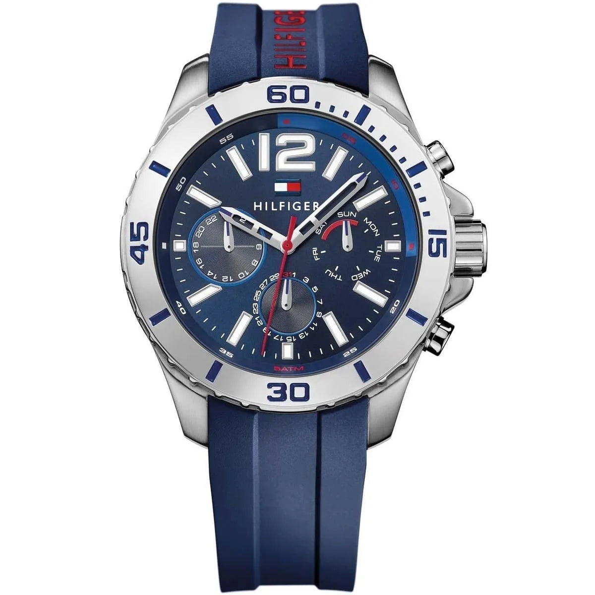 Tommy Hilfiger 1791142 Luke Men's Blue Silicone Watch - SJR London Timepiece