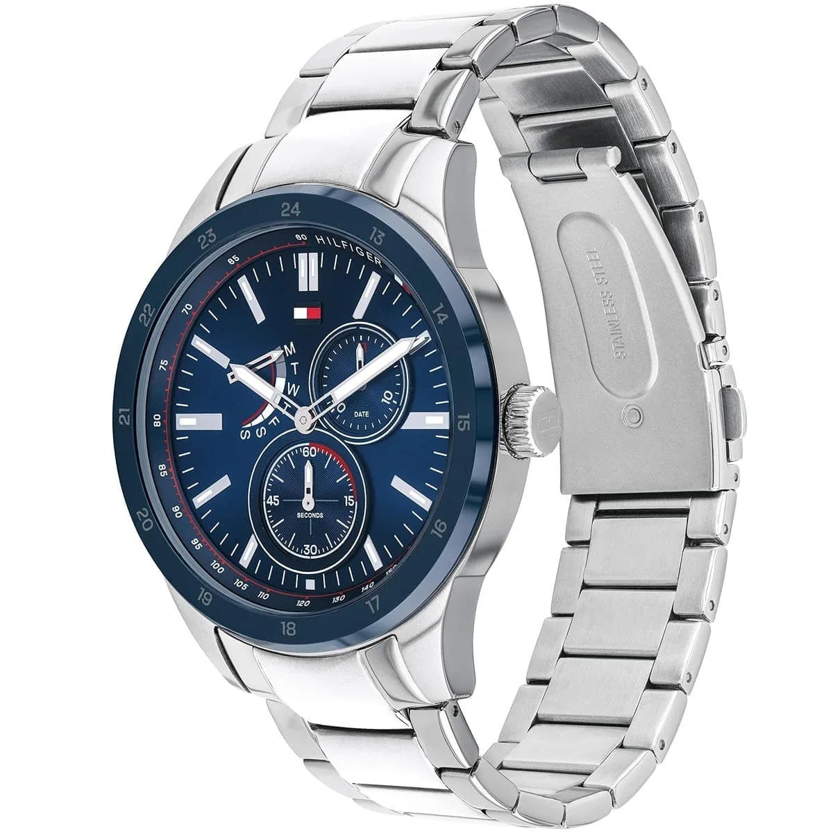 Tommy Hilfiger 1791640 Chase Men's Silver Watch - SJR London Timepiece