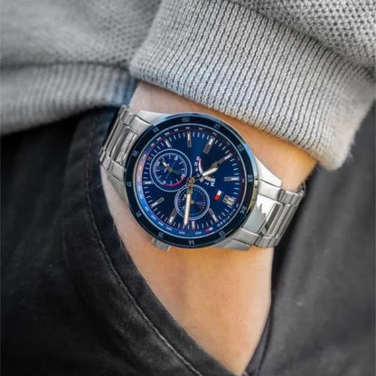 Tommy Hilfiger 1791640 Chase Men's Silver Watch - SJR London Timepiece
