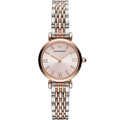 Emporio Armani AR11223 Gianni T-Bar Women's Two-Tone Watch - SJR London Timepiece