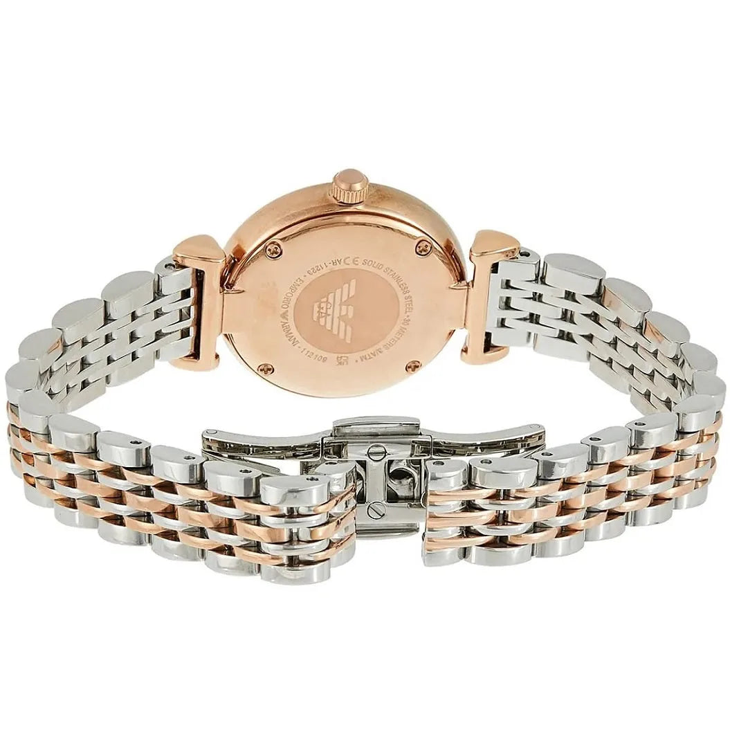 Emporio Armani AR11223 Gianni T-Bar Women's Two-Tone Watch - SJR London Timepiece