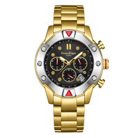 Limited Edition Swan & Edgar Hand Assembled Mechanical-Quartz Hybrid Gold - SJR London Timepiece
