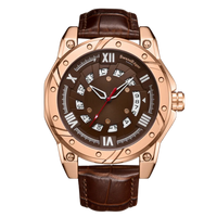 Limited Edition Swan & Edgar Hand Assembled Engineer Automatic Brown - SJR London Timepiece