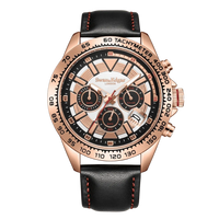 Limited Edition Swan & Edgar Hand Assembled Speed Tracker Mechanical Quartz Rose White - SJR London Timepiece