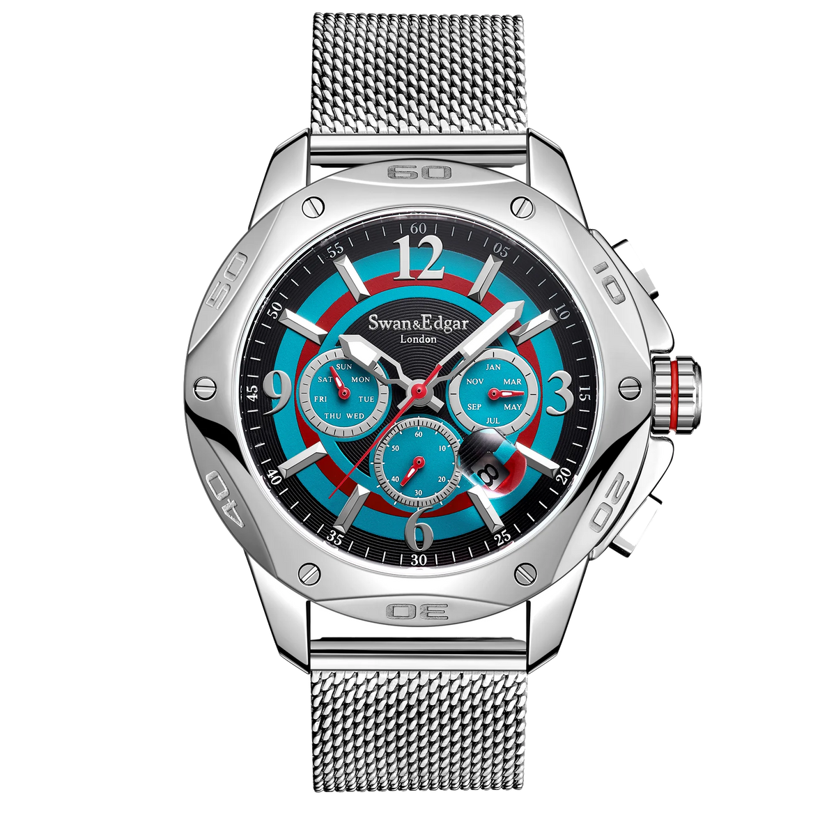 Limited Edition Swan & Edgar Hand Assembled Sports Target Automatic Steel - SJR London Timepiece