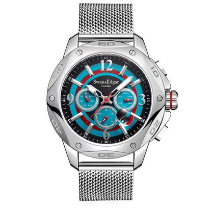 Limited Edition Swan & Edgar Hand Assembled Sports Target Automatic Steel - SJR London Timepiece
