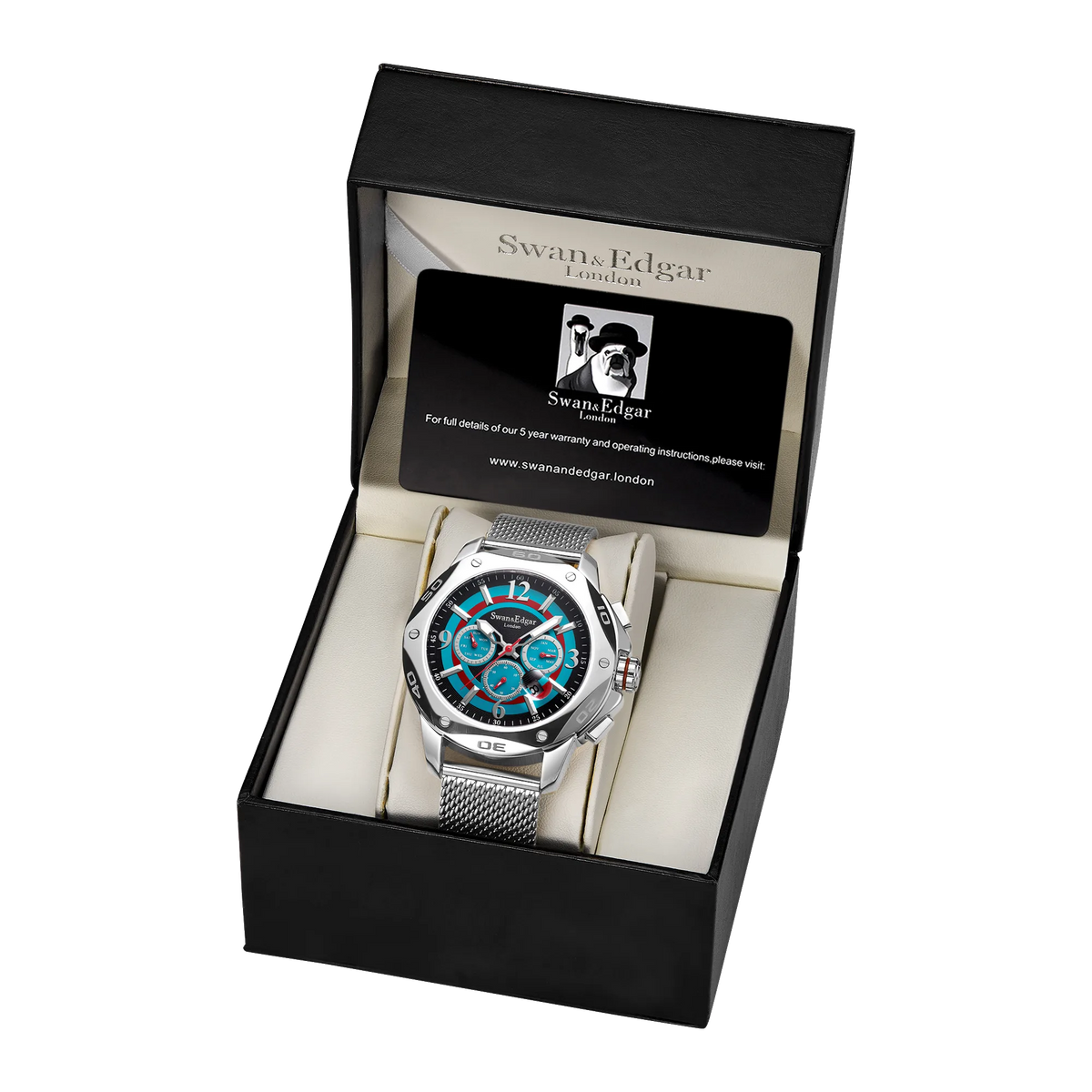 Limited Edition Swan & Edgar Hand Assembled Sports Target Automatic Steel - SJR London Timepiece