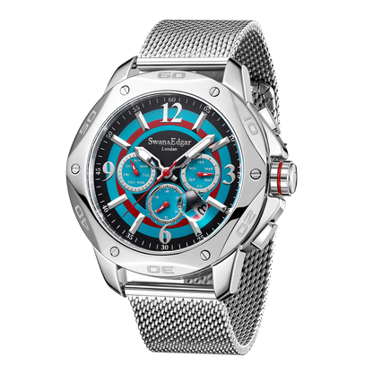 Limited Edition Swan & Edgar Hand Assembled Sports Target Automatic Steel - SJR London Timepiece