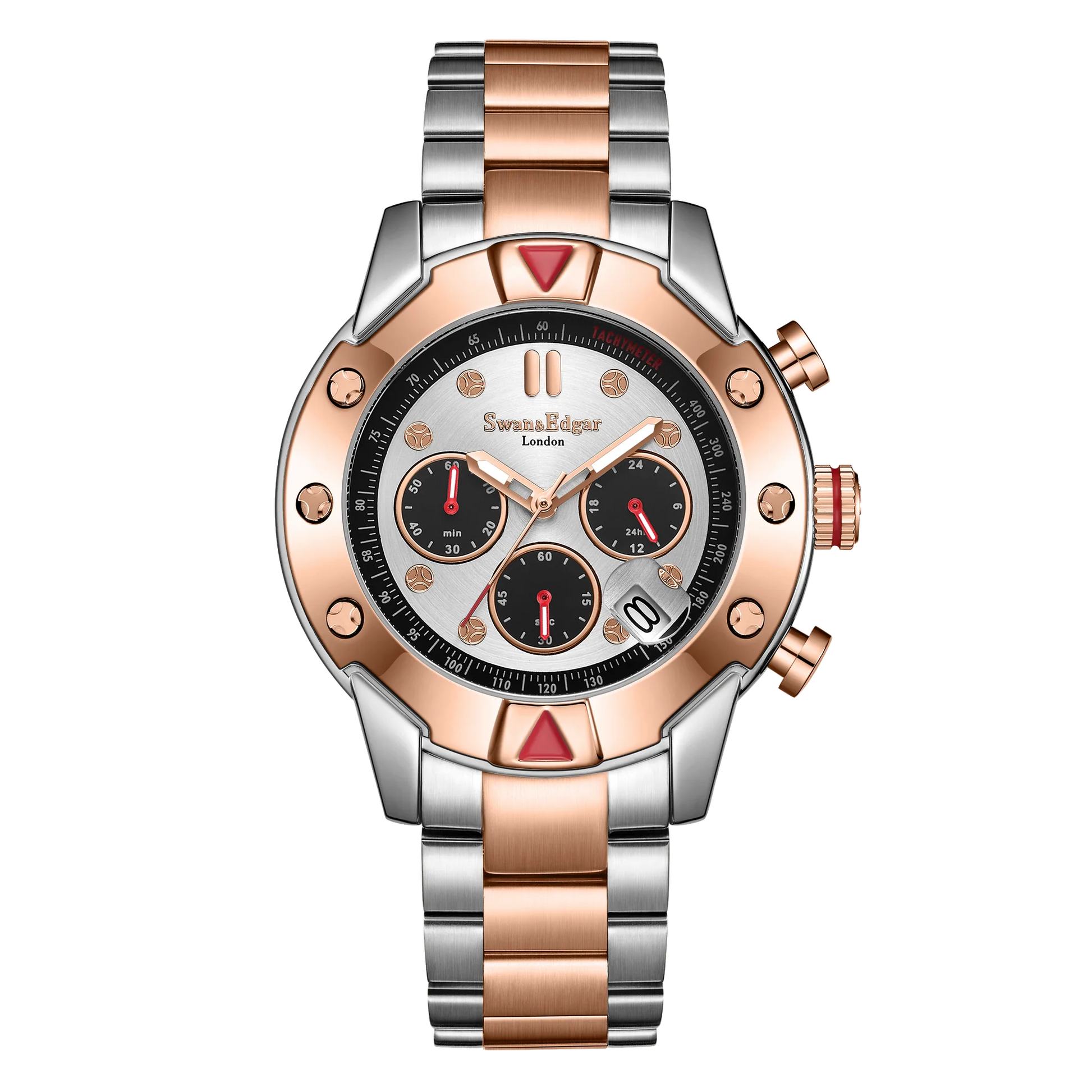 Limited Edition Swan & Edgar Hand Assembled Mechanical Quartz Hybrid Two Tone - SJR London Timepiece
