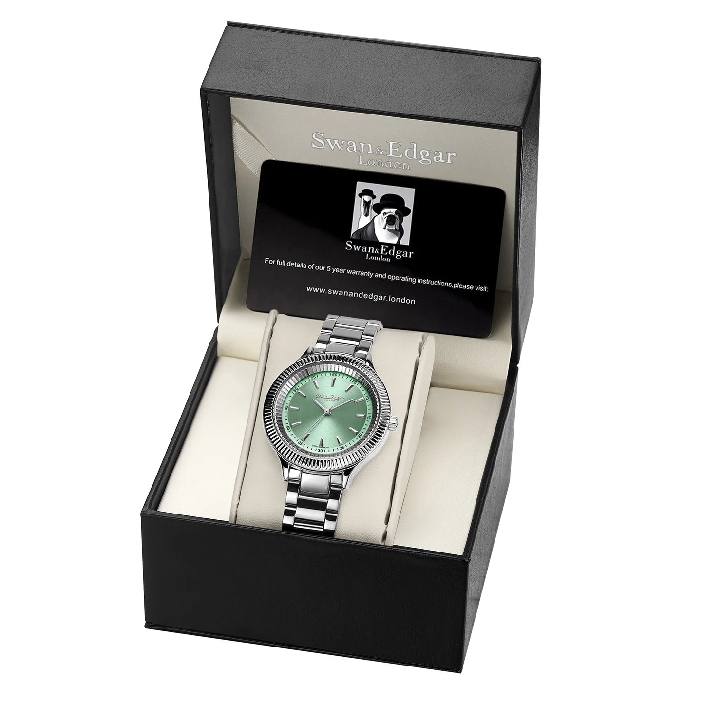 Swan & Edgar Ladies Duet in Steel - SJR London Timepiece