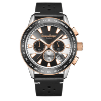 Limited Edition Swan & Edgar Hand Assembled Mechanical Quartz Racer Steel - SJR London Timepiece