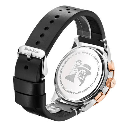 Limited Edition Swan & Edgar Hand Assembled Mechanical Quartz Racer Steel - SJR London Timepiece