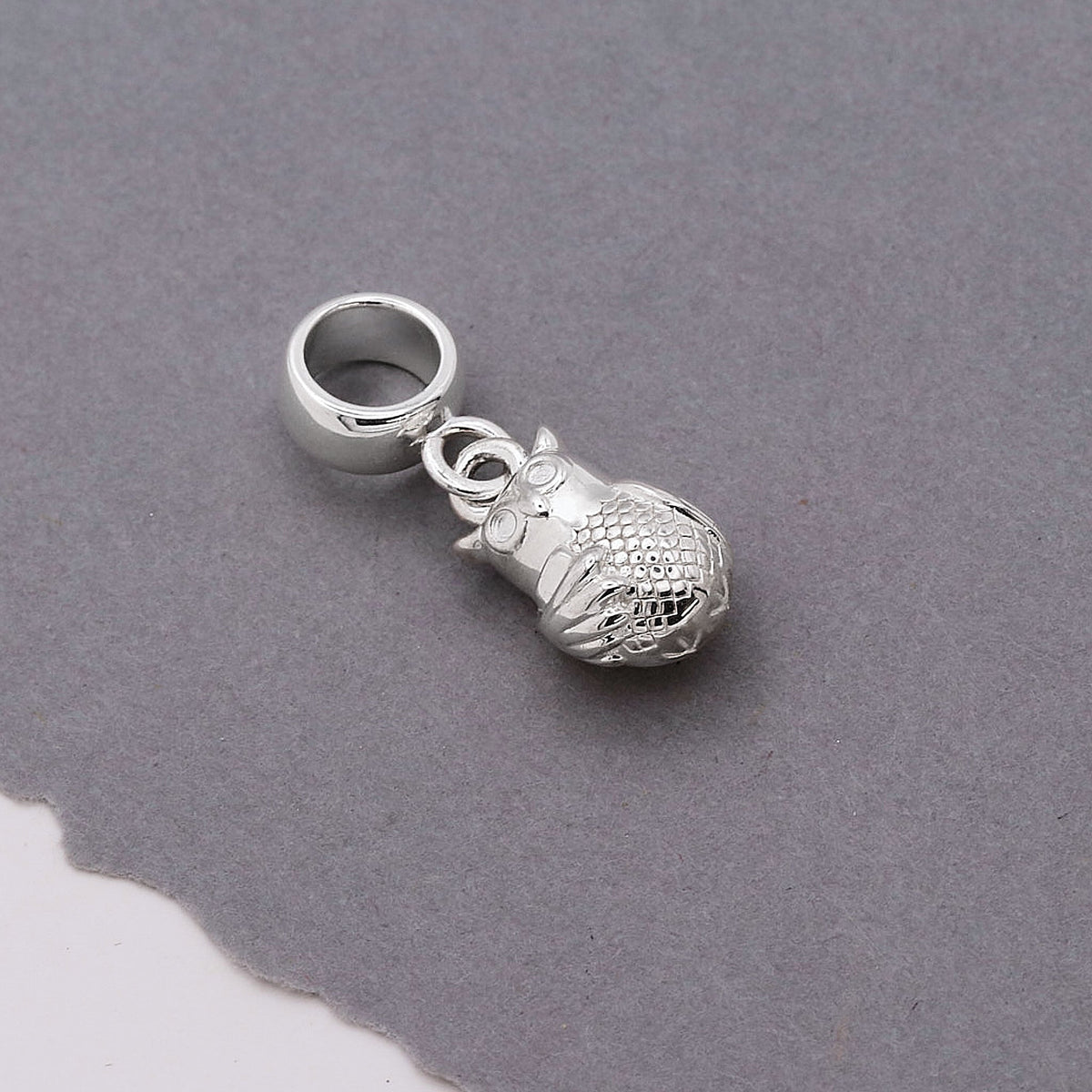 Owl Personalised Silver Charm Scarlett Jewellery