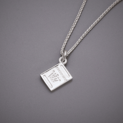 Passport Personalised Silver Charm Scarlett Jewellery