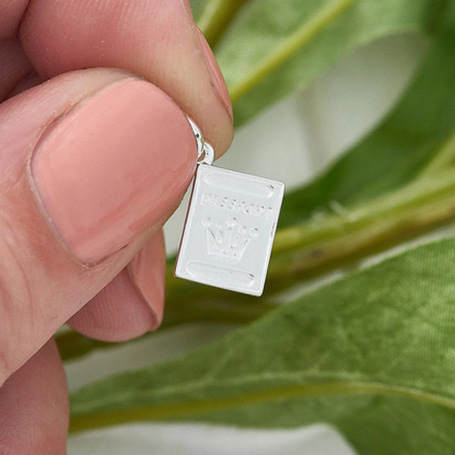 Passport Personalised Silver Charm Scarlett Jewellery