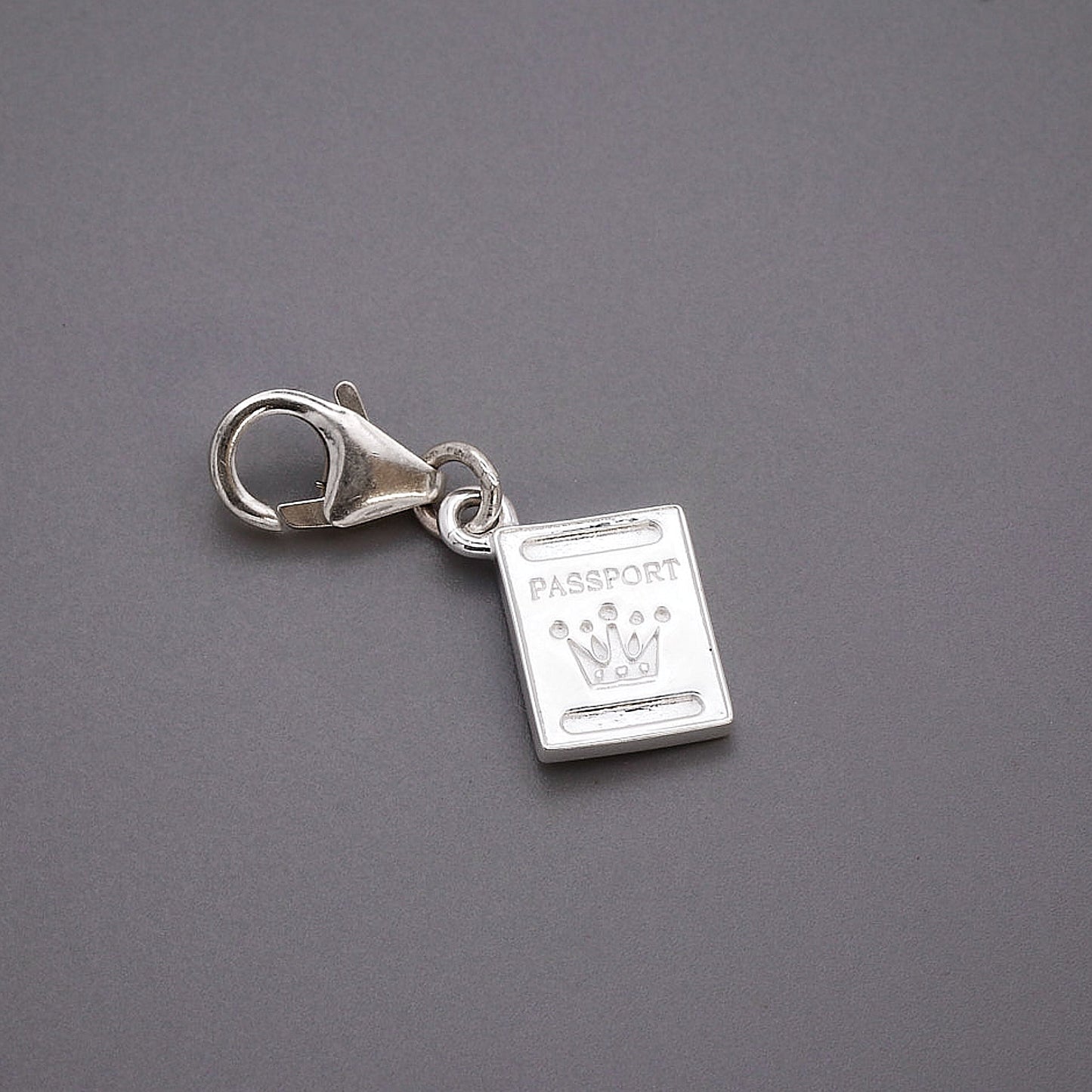 Passport Personalised Silver Charm Scarlett Jewellery