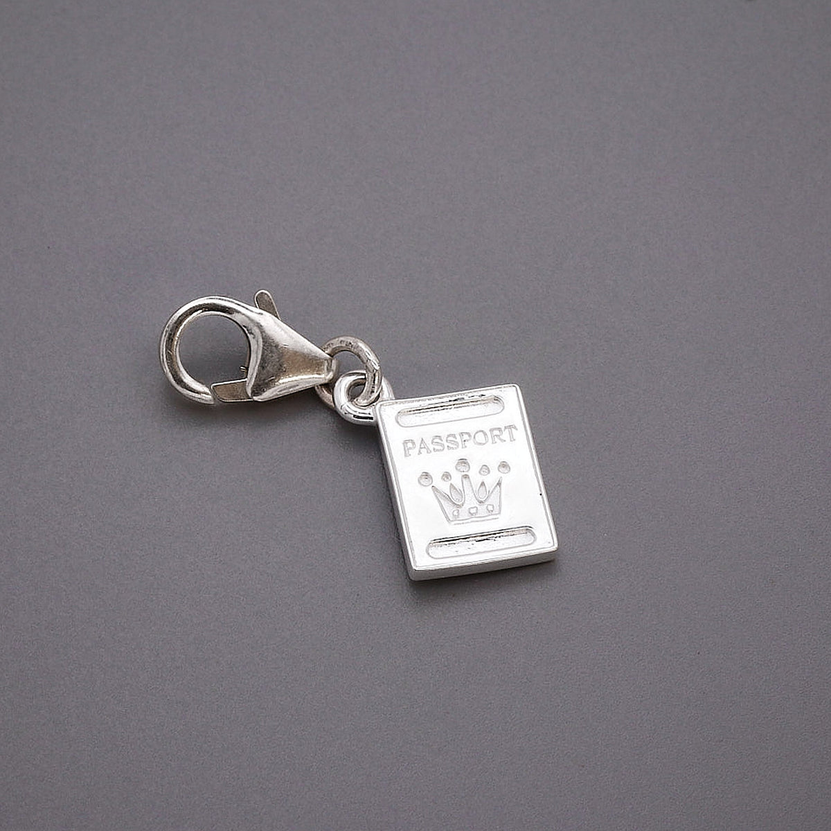 Passport Personalised Silver Charm Scarlett Jewellery