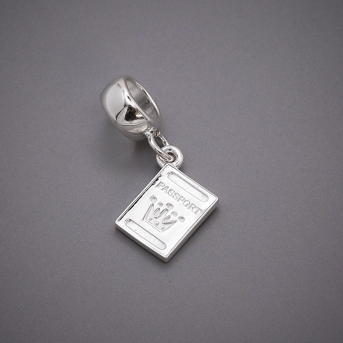 Passport Personalised Silver Charm Scarlett Jewellery
