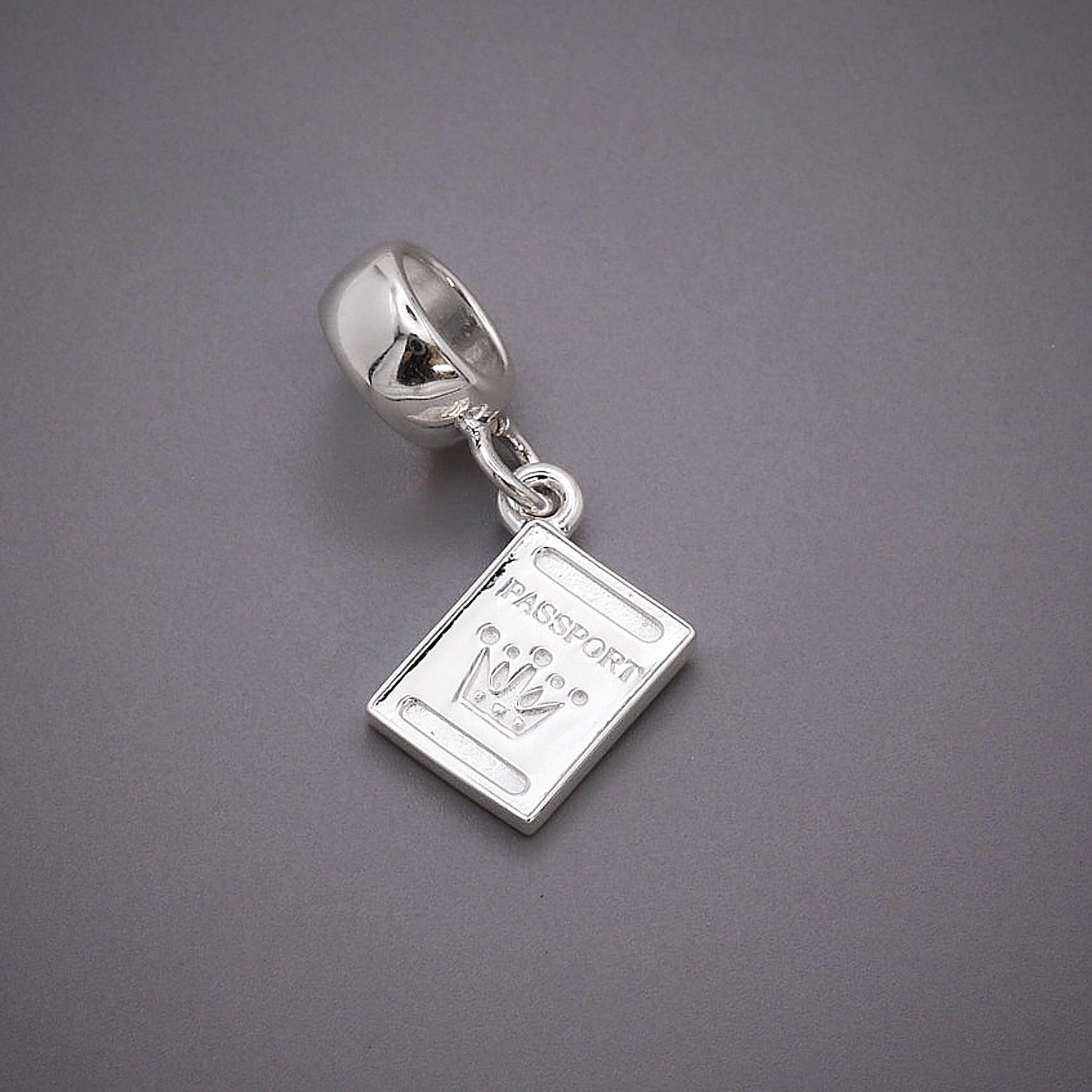 Passport Personalised Silver Charm Scarlett Jewellery