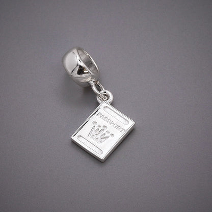 Passport Personalised Silver Charm Scarlett Jewellery