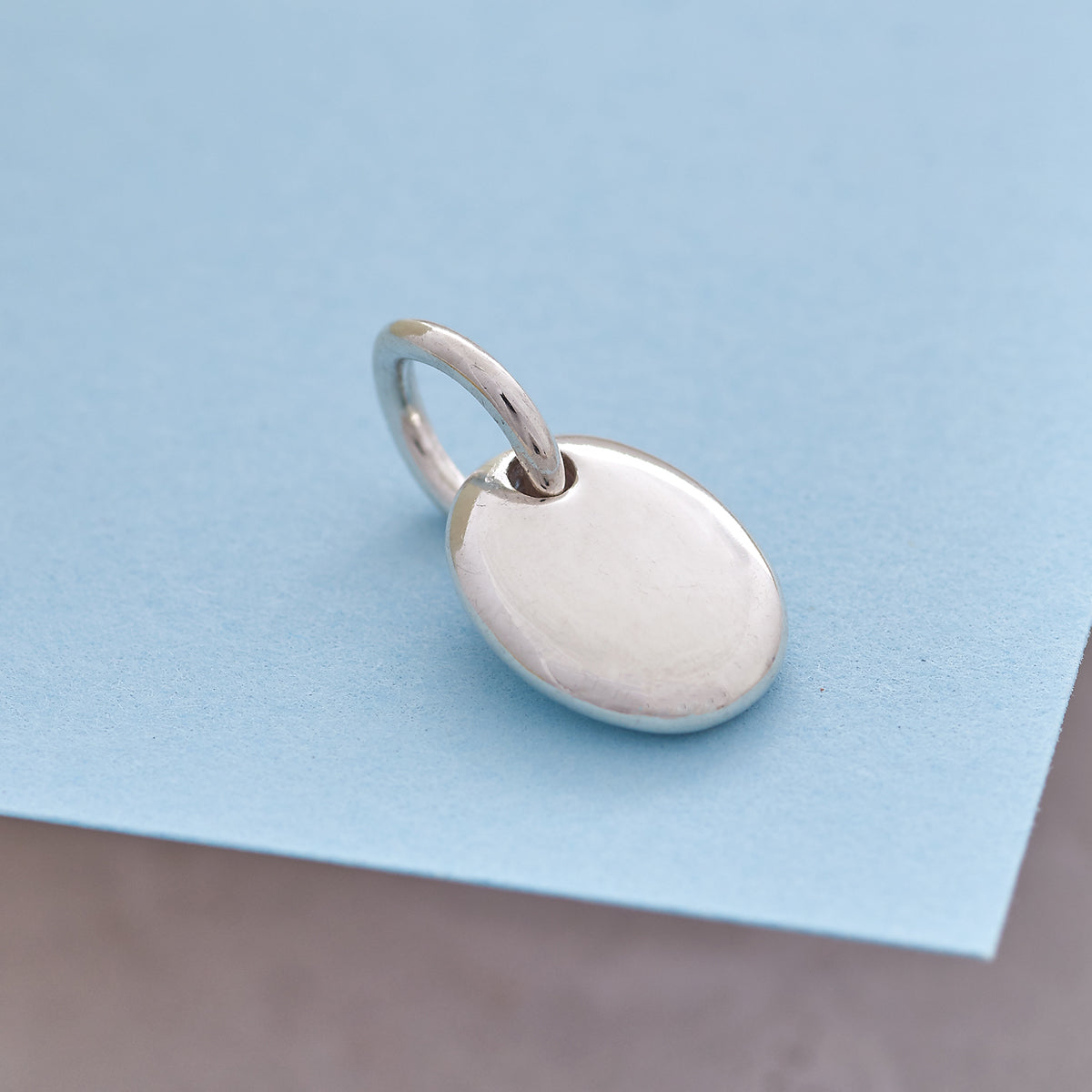 Pebble Personalised Silver Charm Scarlett Jewellery