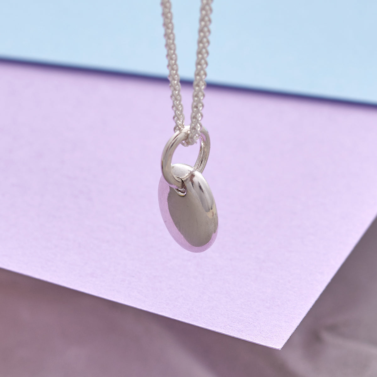 Pebble Personalised Silver Charm Scarlett Jewellery